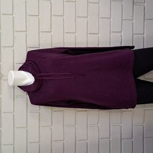 Ideology Purple Fleece Pullover. Size Medium NWT